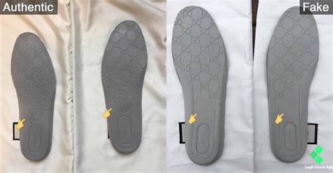 gucci insole real vs fake|how to check gucci shoes.